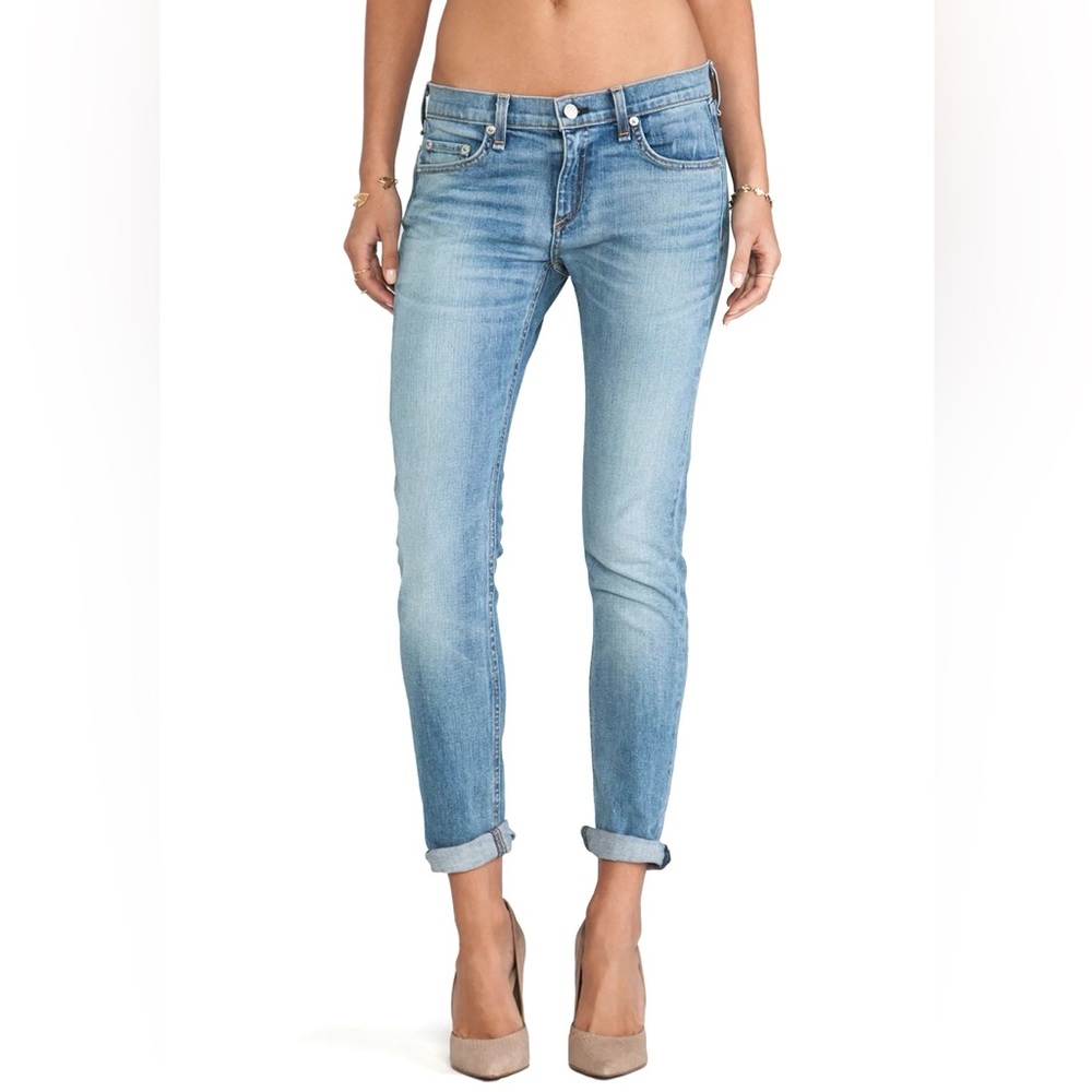 Rag & Bone Dre low-rise slim boyfriend jeans